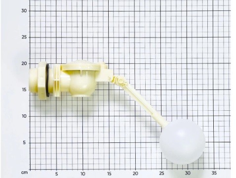 Поплавковый клапан G1 1/2 пластик шар, L= 336 мм