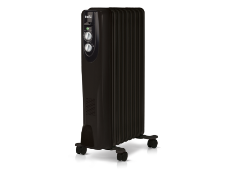 Масляный радиатор Ballu Classic black BOH/CL-09BRN 2000 (9 секций)