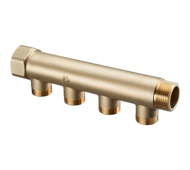 Коллектор 4 отвода распределительный OVENTROP 3/4" (1400654) Коллектор 4 отвода распределительный OVENTROP 3/4" (1400654)