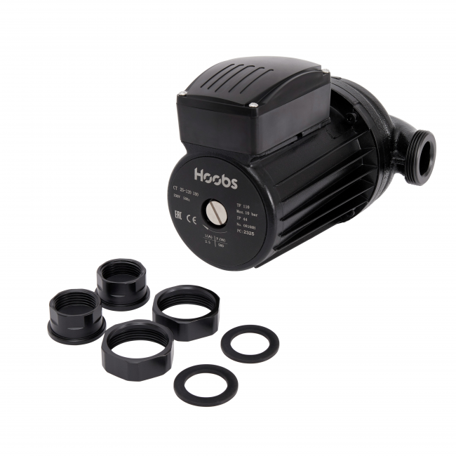 Насос циркуляционный Hoobs CT 32-120S 180мм 500Вт (с гайками)