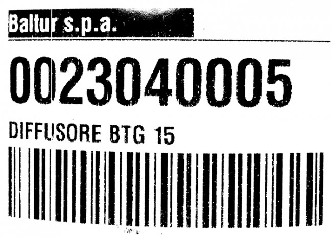 Диффузор BTG 15 арт. 23040005 (3-19-1383)